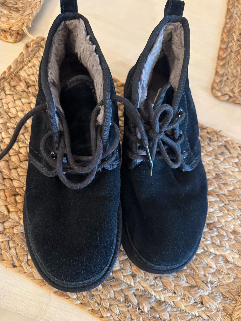 Authentic UGG Men's Neumel Black Suede Chukka Boots